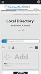 Mobile Screenshot of directory.clearwaterdirect.info