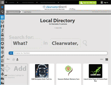 Tablet Screenshot of directory.clearwaterdirect.info